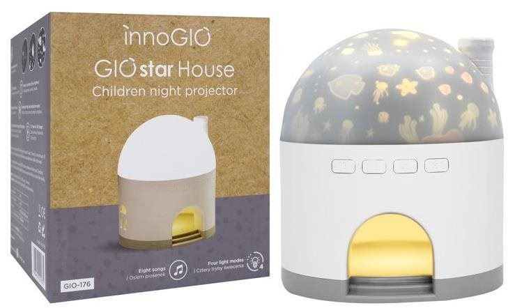 Dětský projektor innoGIO Giostar světelný House