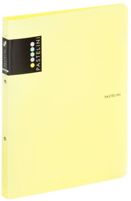 Šanon Karton P+P Pořadač PP A4 2kroužek PASTELINI žlutá