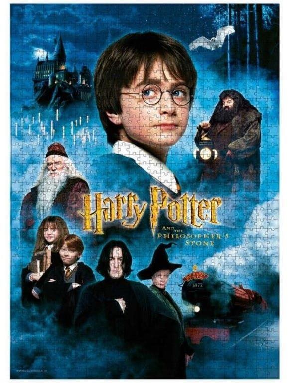 Puzzle - Plakát Harry Potter a Kámen mudrců, 1000 dílků