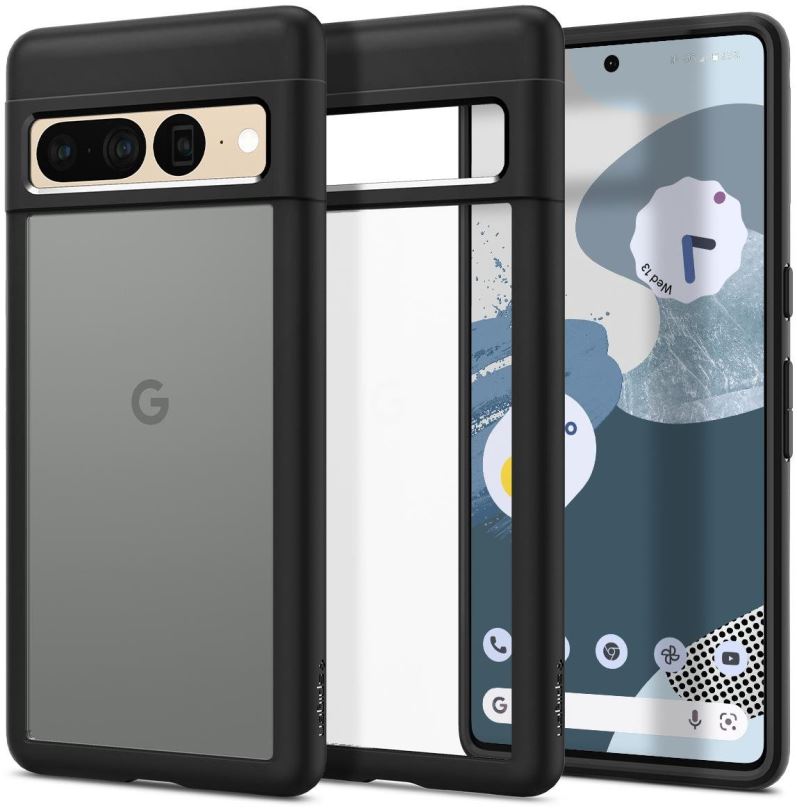 Kryt na mobil Spigen Ultra Hybrid Black Google Pixel 7 Pro