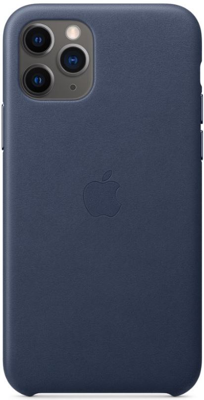 Kryt na mobil Apple iPhone 11 Pro Kožený kryt půlnočně modrý