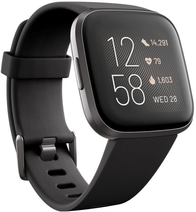 Chytré hodinky Fitbit Versa 2 (NFC) - Black/Carbon