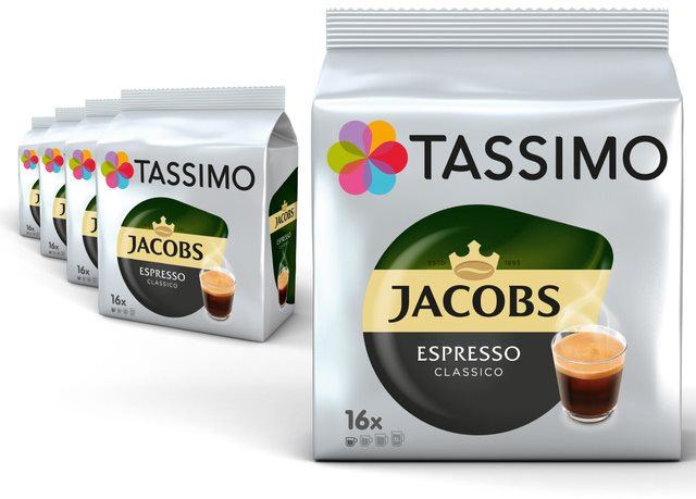 Kávové kapsle TASSIMO kapsle KARTON Jacobs Espresso 80 nápojů