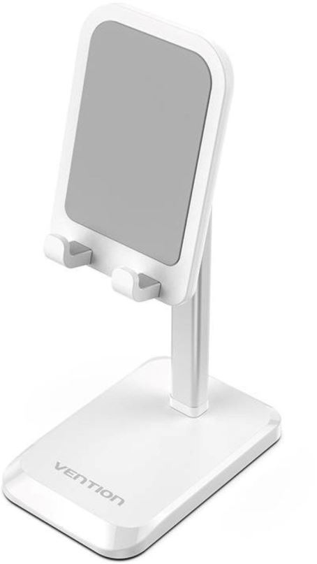 Držák na mobilní telefon Vention Height Adjustable Desktop Cell Phone Stand White Aluminum Alloy Type