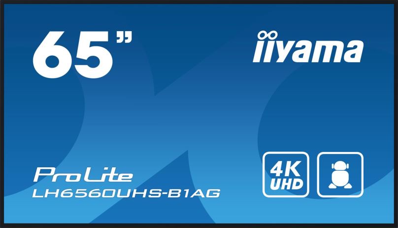 Velkoformátový displej 65" iiyama ProLite LH6560UHS-B1AG