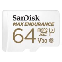 Paměťová karta SanDisk MicroSDXC 64GB Max Endurance + SD adaptér