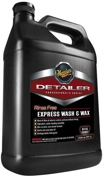 Autošampon Meguiar's Rinse Free Express Wash & Wax, 3,78 l