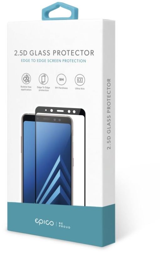 Ochranné sklo Epico Glass 2.5D pro Realme 5 Pro - černé
