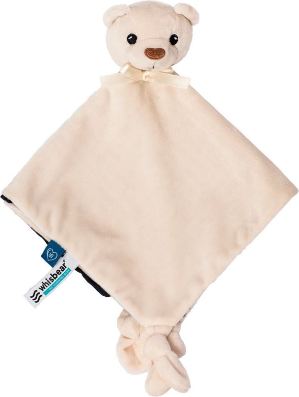 Plyšák Whisbear Doudou komfortní deka medvěd kluk