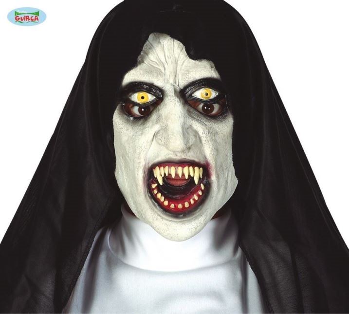 Karnevalová maska Maska sestra - Jeptiška - Halloween - 19 x 17 x 50 cm