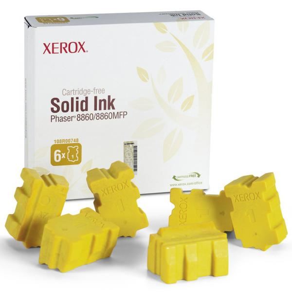Xerox originální toner 108R00819, yellow, 14000str., Xerox Phaser 8860, O