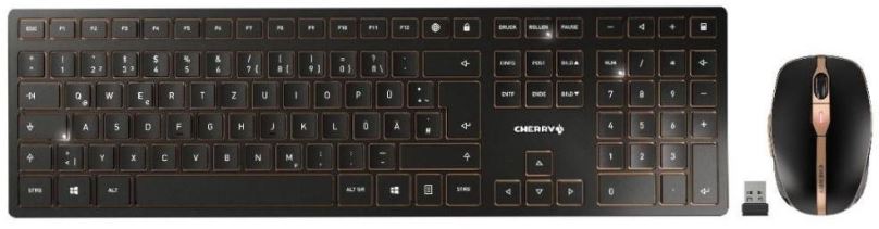 Set klávesnice a myši CHERRY DW 9000 SLIM černý - UK