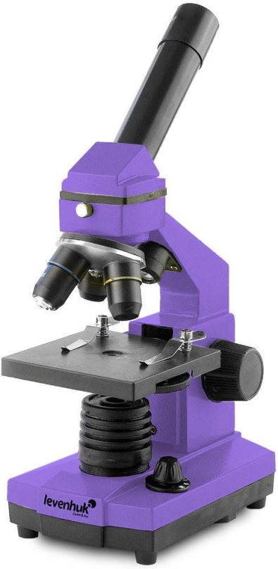 Mikroskop Levenhuk Rainbow 2L Amethyst - fialový