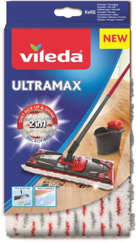Náhradní mop VILEDA Ultramax mop náhrada Microfibre 2v1