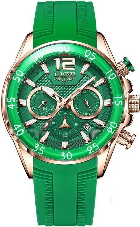Pánské hodinky Lige Man 8934 / V - zelené