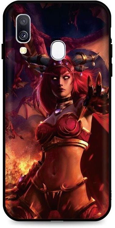 Kryt na mobil TopQ DARK Samsung A40 silikon Heroes Of The Storm 45653