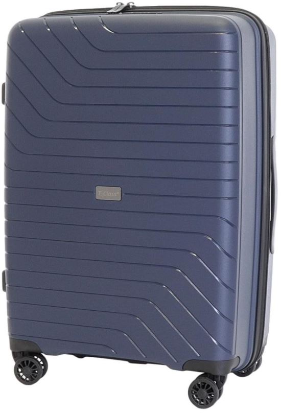 Cestovní kufr T-class 1991, vel. L, TSA, PP, DoubleLock (tmavě modrá), 65 x 44 x 26cm