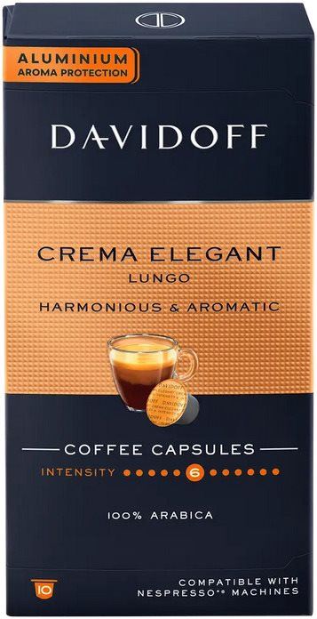 Kávové kapsle Davidoff Crema Elegant Lungo 55g