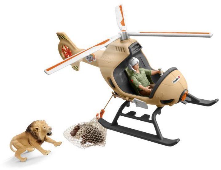 Doplňky k figurkám Schleich Záchranný vrtulník pro zvířata 42476
