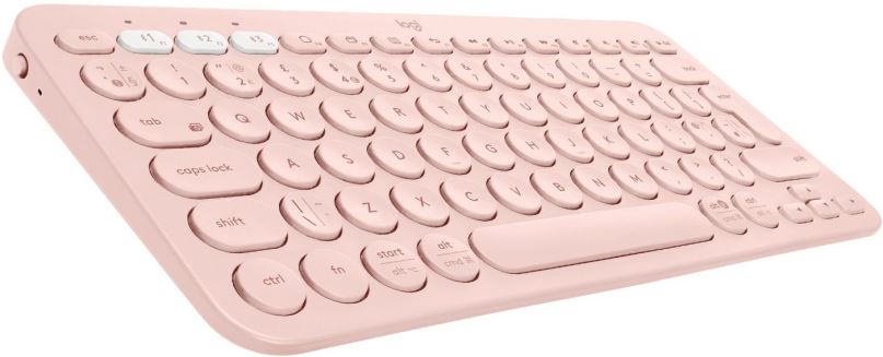 Klávesnice Logitech Bluetooth Multi-Device Keyboard K380 pro Mac, růžová - US INTL