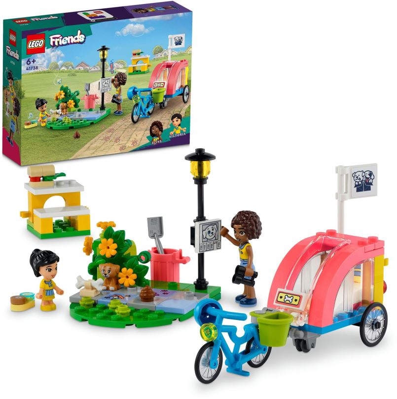 LEGO stavebnice LEGO® Friends 41738 Záchrana pejska na kole