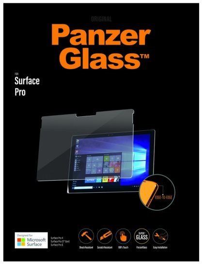 Ochranné sklo PanzerGlass Edge-to-Edge pro Microsoft Surface Pro 4/Pro 5/Pro 6/ Pro 7 čiré