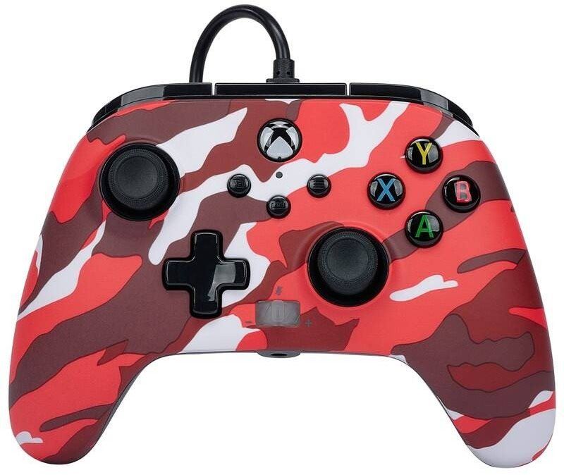 Gamepad PowerA Enhanced Wired Controller - Red Camo - Xbox