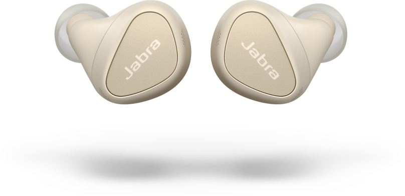 Bezdrátová sluchátka Jabra Elite 5 zlatobéžové