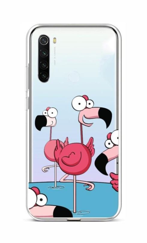 Kryt na mobil TopQ Kryt Xiaomi Redmi Note 8T Cartoon Flamingos 85795