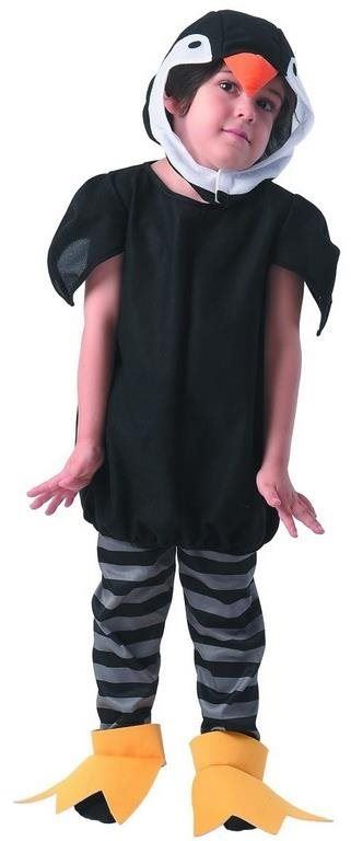 Kostým Šaty na karneval - tučňák, 80 -92 cm