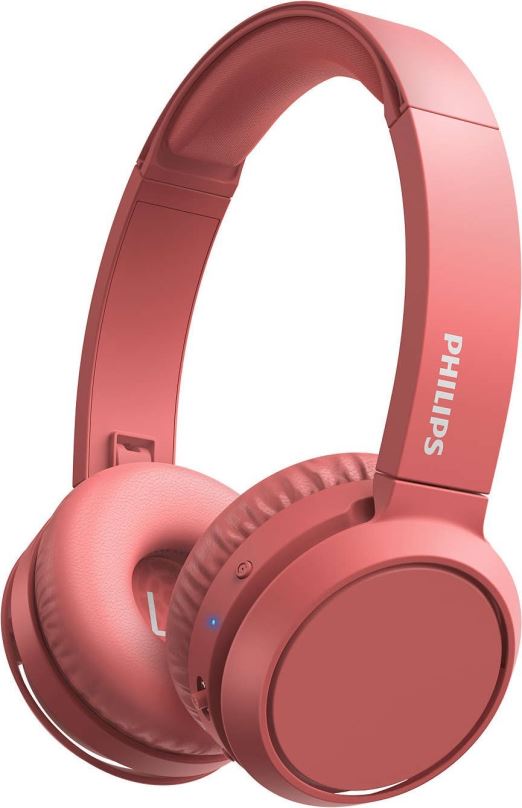 Bezdrátová sluchátka Philips TAH4205RD červená