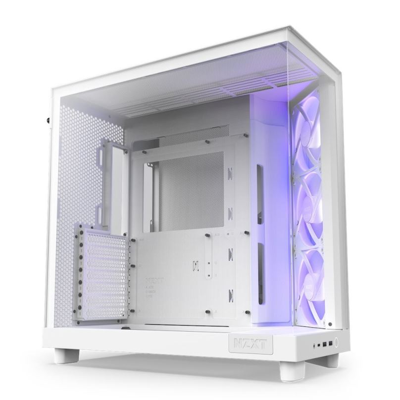 Počítačová skříň NZXT H6 Flow RGB White