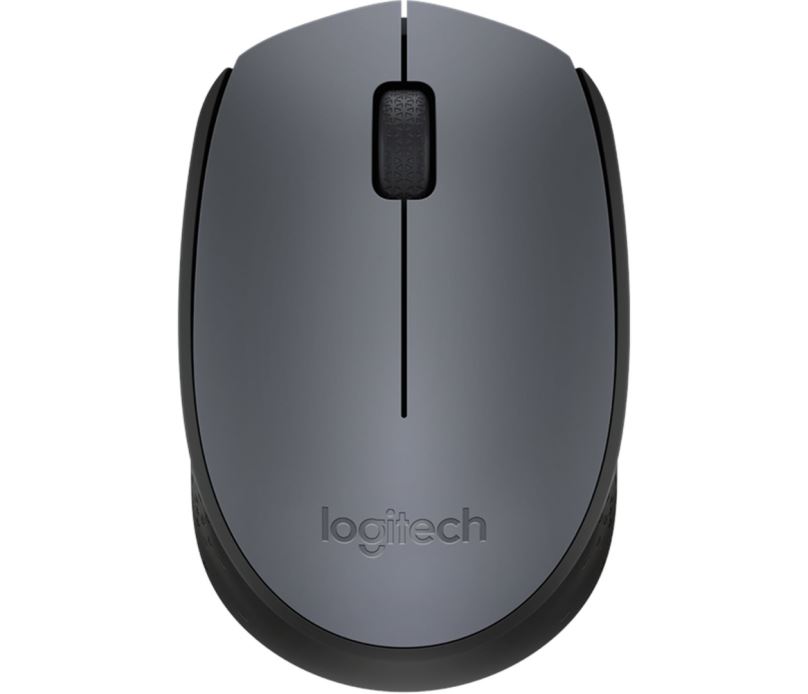 myš Logitech Wireless Mouse M170, šedá