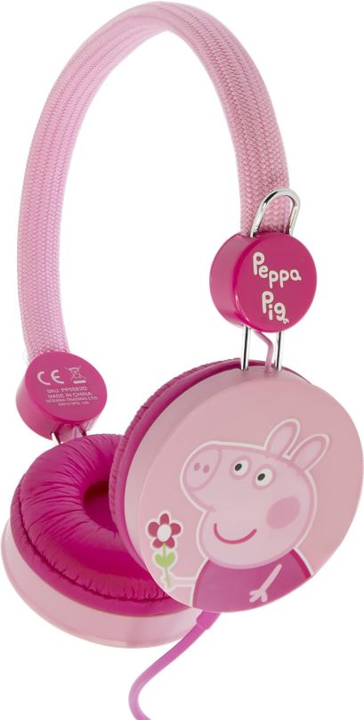 Sluchátka OTL Peppa Pig Pink Kids Core