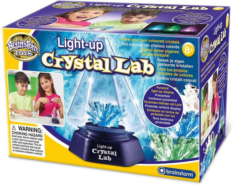 Experimentální sada Brainstorm Toys Krystalová svítící laboratoř
