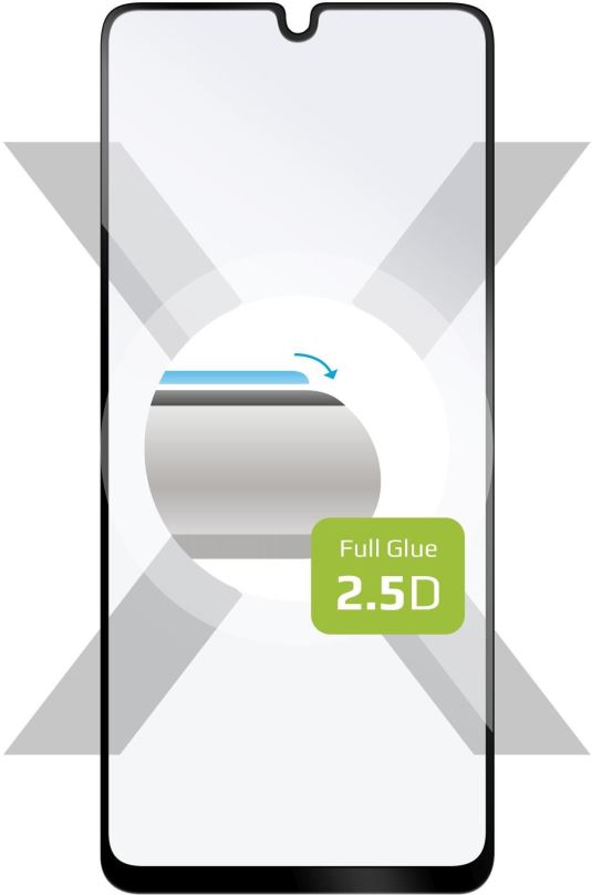 Ochranné sklo FIXED FullGlue-Cover pro Vivo V21 5G černé