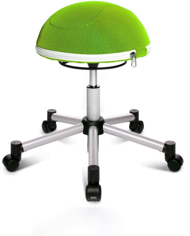 Balanční stolička TOPSTAR Sitness Half Ball zelená