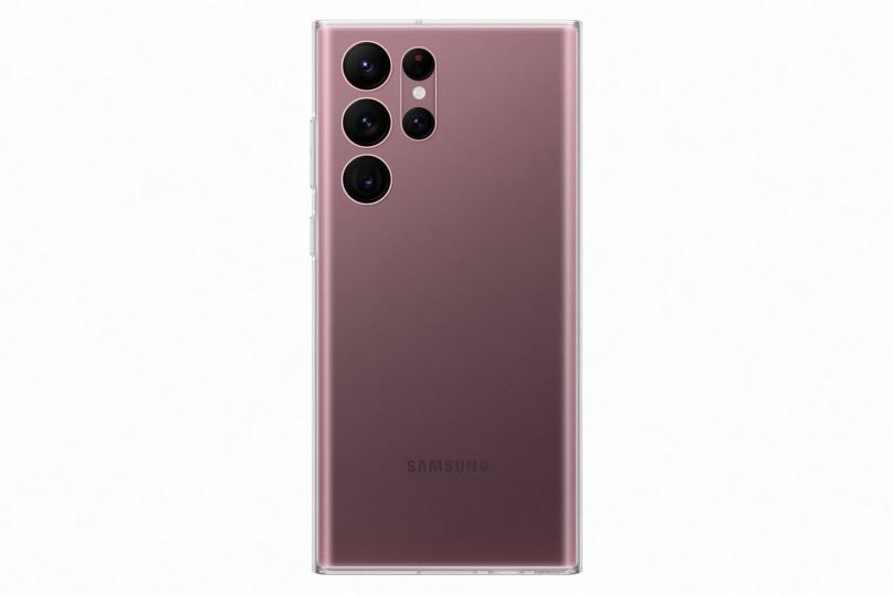 Kryt na mobil Samsung Galaxy S22 Ultra 5G Průhledný zadní kryt transparentní