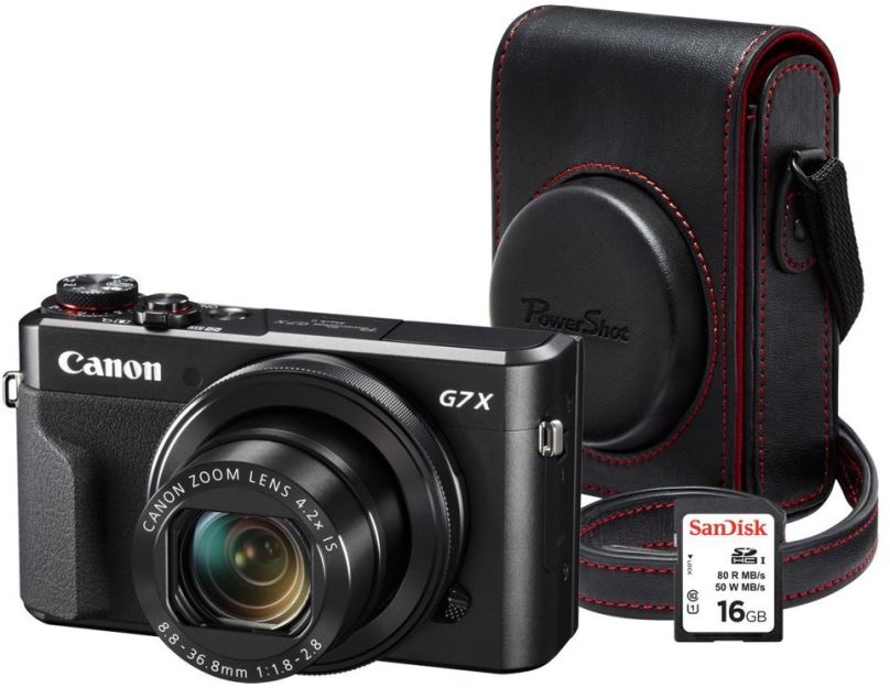 Digitální fotoaparát Canon PowerShot G7 X Mark II Premium Kit
