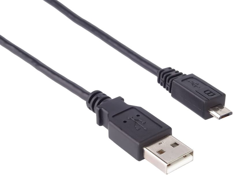 Datový kabel PremiumCord USB 2.0 propojovací A-B micro 2m černý