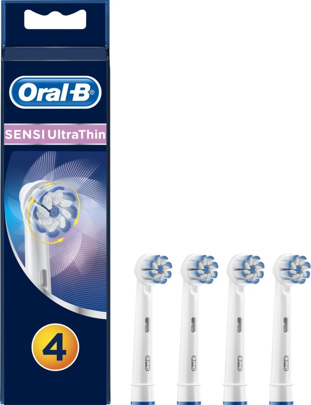 Náhradní hlavice k zubnímu kartáčku Oral-B  Sensitive 4ks