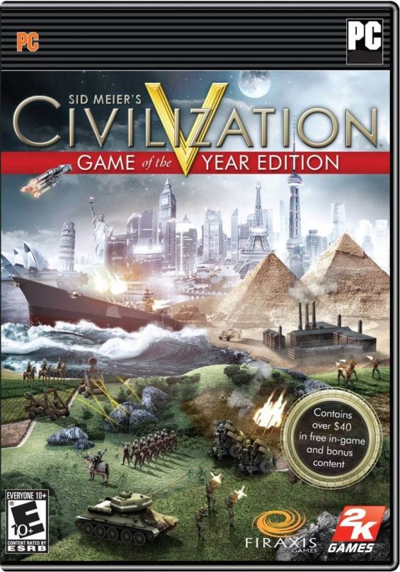 Hra na PC Sid Meier's Civilization V