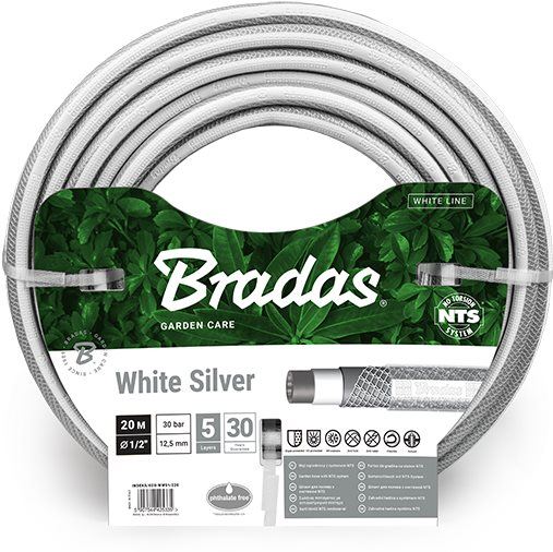 Zahradní hadice Bradas White silver zahradní hadice 1/2" - 20m