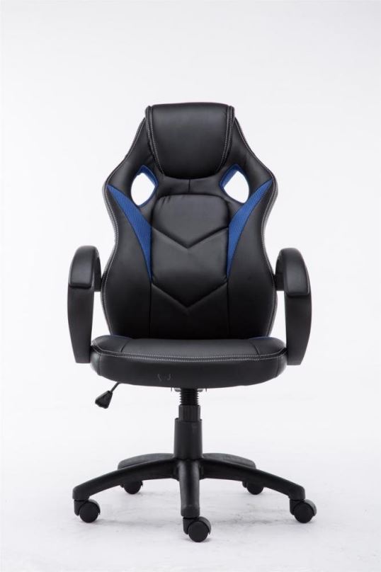 Kancelářská židle BHM GERMANY Magnus, černá /  modrá