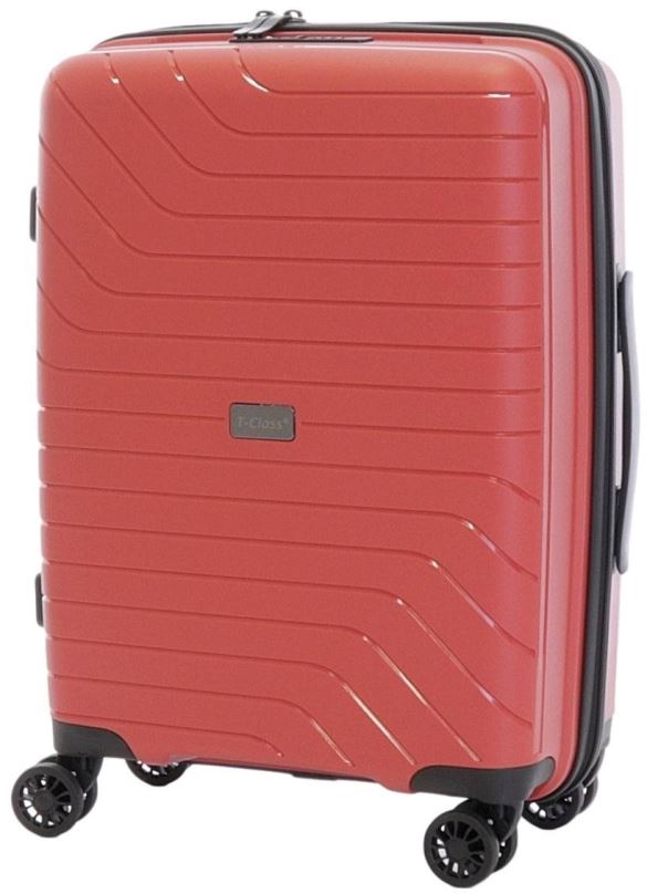 Cestovní kufr T-class 1991, vel. M, TSA, PP, DoubleLock (červená), 55 x 39 x 22cm