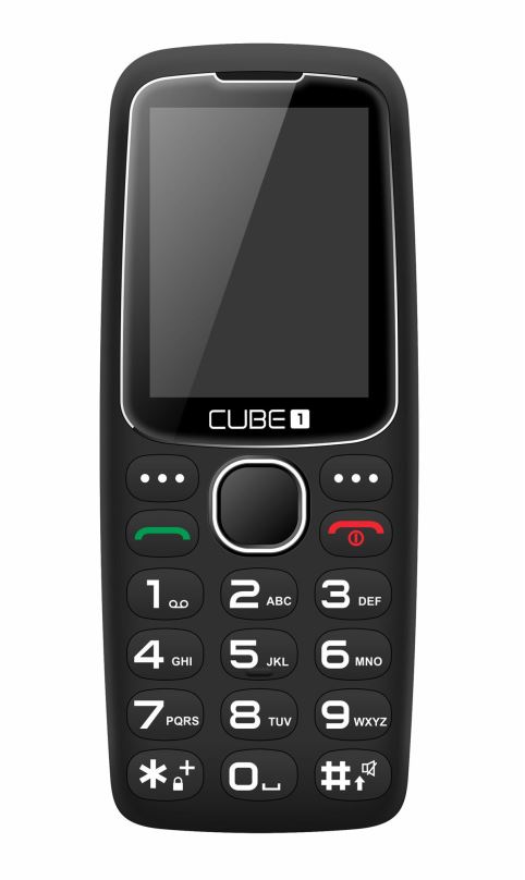 Mobilní telefon CUBE1 S300 Senior černá