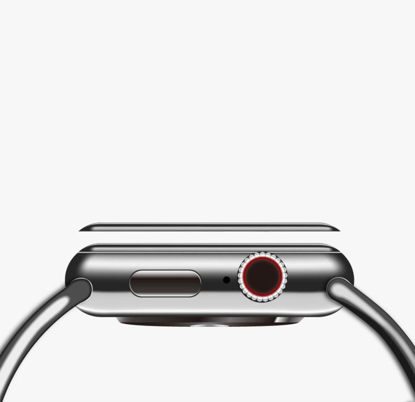 Ochranné sklo COTEetCI 4D sklo s celoplošným lepením s černým lemem pro Apple Watch SE 40 mm