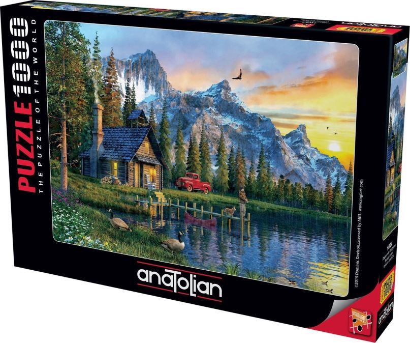 Puzzle Anatolian Puzzle Západ slunce na chalupou 1000 dílků