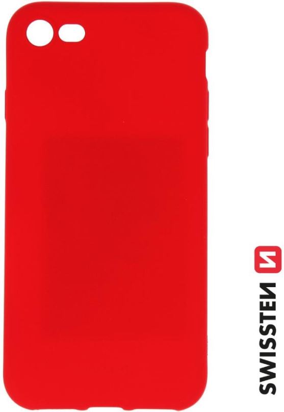 Kryt na mobil Swissten Soft Joy pro Apple iPhone 7 červená