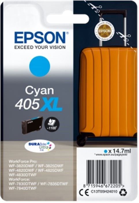 Cartridge Epson 405XL azurová